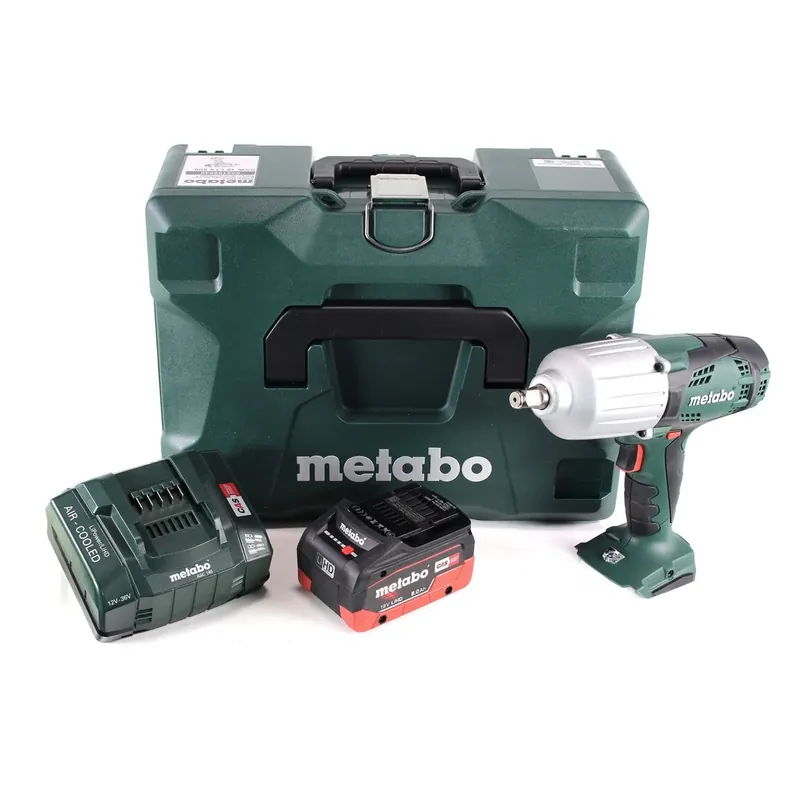 Metabo SSW 18 LTX 600 Akku Schlagschrauber 18 V 600 Nm 1/2" + 1x LiHD Akku 8,0 Ah + Ladegerät + MetaLoc Sofort Bestellen