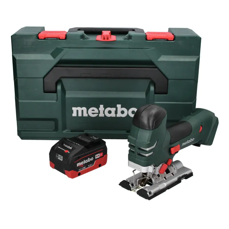 Metabo STA 18 LTX 140 Akku Stichsäge 18 V + 1x Akku 5,5 Ah + metaBOX - ohne Ladegerät Finale Aktion
