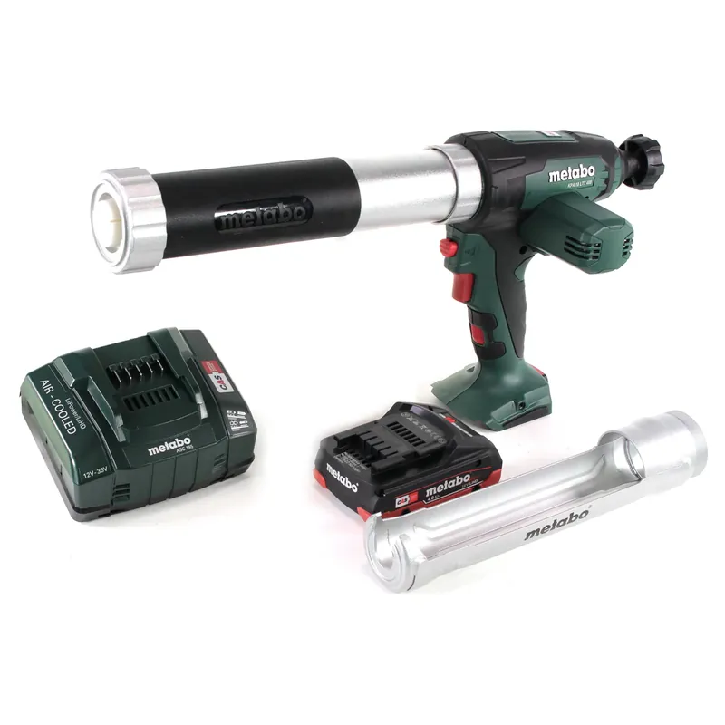 Metabo KPA 18 LTX 400 Akku Kartuschenpistole 18 V + 1x LiHD 4,0 Ah Akkupack + Ladegerät Beliebt