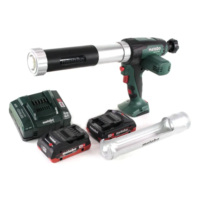 Metabo KPA 18 LTX 400 Akku Kartuschenpistole 18 V + 2x LiHD Akkupack 4,0 Ah + Ladegerät Preisknaller