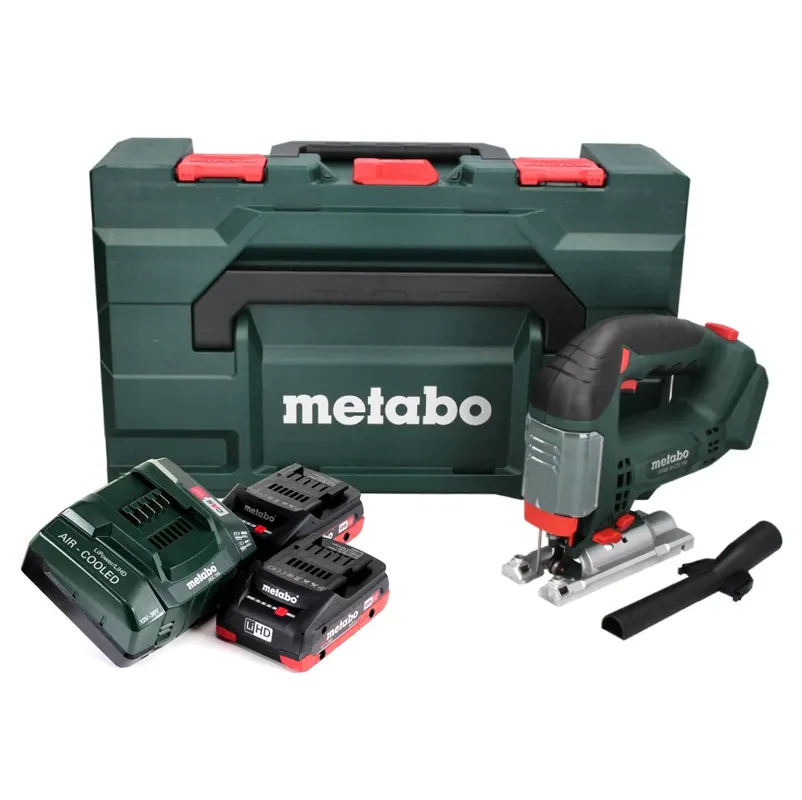 Günstig Metabo STAB 18 LTX 100 Akku Stichsäge 18 V + 2x LiHD Akku 4,0 Ah + Ladegerät + MetaBOX