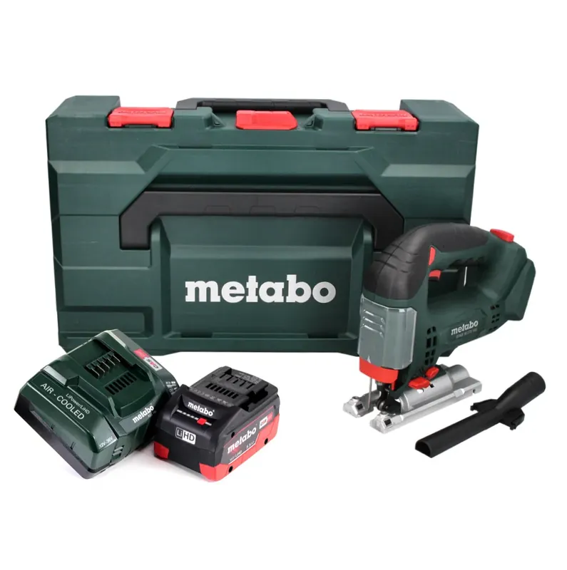 Neu Metabo STAB 18 LTX 100 Akku Stichsäge 18 V + 1x LiHD Akku 5,5 Ah + Ladegerät + MetaBOX