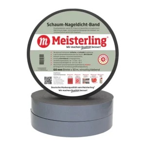 Wochenendangebot Meisterling Schaum Nageldicht Band 3 mm x 60 mm x 30 m ( 006040000060 )