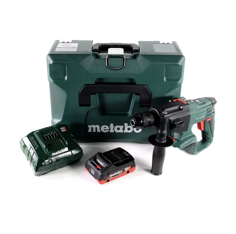 Heißes Angebot Metabo SBE 18 LTX Akku Schlagbohrmaschine 18 V 24 Nm + 1x LiHD Akku 4,0 Ah + Ladegerät + MetaLoc