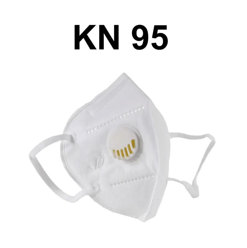 Echt KN95 Mundschutz Atemschutz mit Filter Maske 1 Stück 95% Filterleistung FPP2 vergleichbar