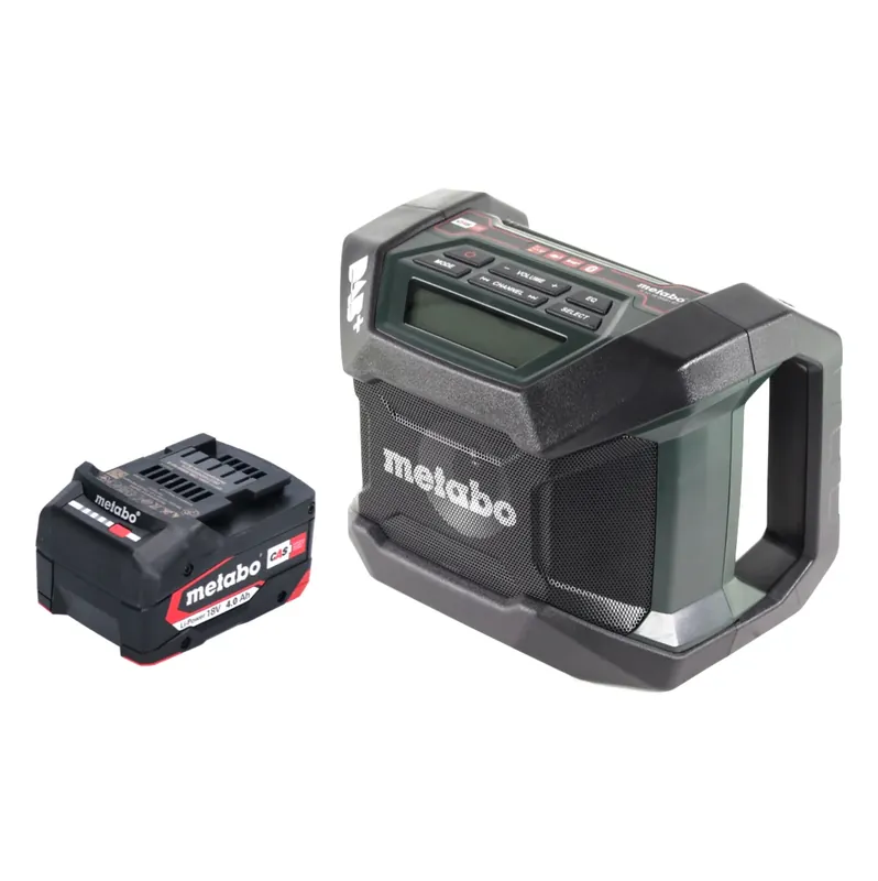 Metabo R 12-18 DAB+ BT Akku Baustellenradio 12-18 V DAB+ + 1x Akku 4,0 Ah - ohne Ladegerät Preisreduziert