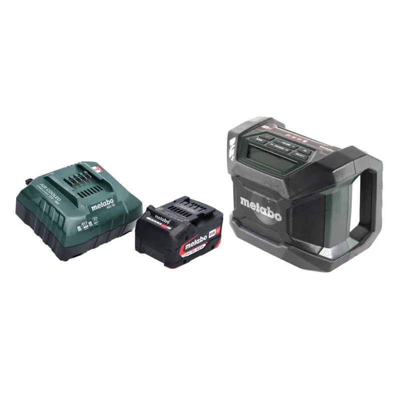 Metabo R 12-18 DAB+ BT Akku Baustellenradio 12-18 V DAB+ + 1x Akku 4,0 Ah + Ladegerät Aktuell