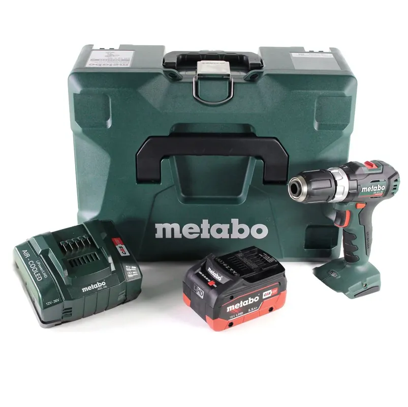 Metabo SB 18 L BL Akku Schlagbohrschrauber 18 V 60 Nm Brushless + 1x LiHD Akku 5,5 Ah + Ladegerät + MetaLoc Saisonangebot