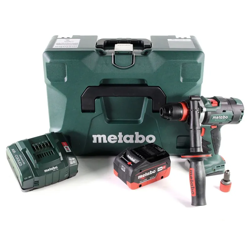 Metabo BS 18 LTX-3 BL Q I Akku Bohrschrauber 18 V 120 Nm Brushless + 1x LiHD Akku 5,5 Ah + Ladegerät + MetaLoc Beliebt