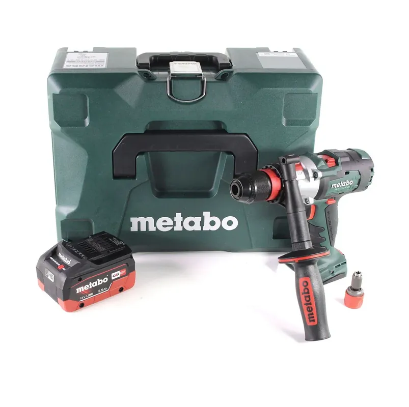Markenprodukt Metabo SB 18 LTX-3 BL Q I Akku Schlagbohrschrauber 18 V 120 Nm Brushless + 1x LiHD Akku 5,5 Ah + metaBOX - ohne Ladegerät