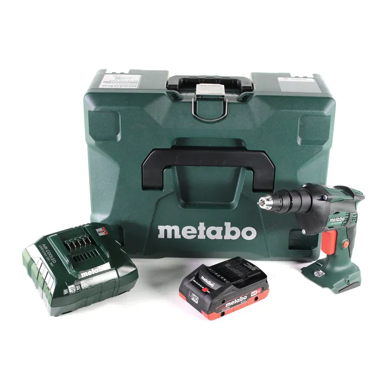 Metabo SE 18 LTX 4000 Akku Trockenbauschrauber 18 V 7 Nm 1/4" + 1x LiHD Akku 4,0 Ah + Ladegerät + MetaLoc Neue Kollektion