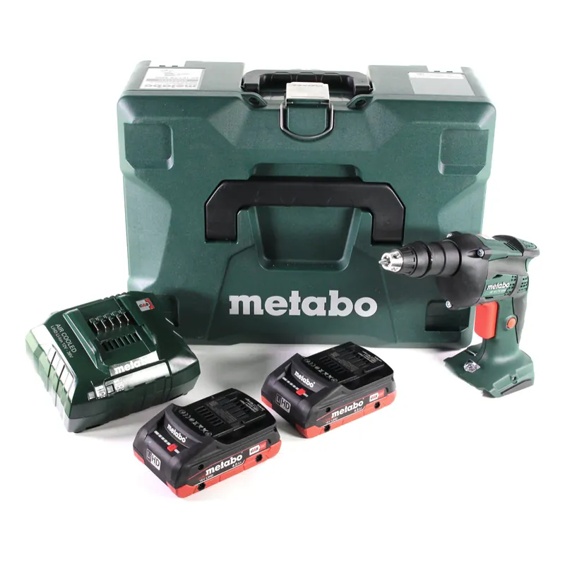 Neue Kollektion Metabo SE 18 LTX 4000 Akku Trockenbauschrauber 18 V 7 Nm 1/4" + 2x LiHD Akku 4,0 Ah + Ladegerät + MetaLoc