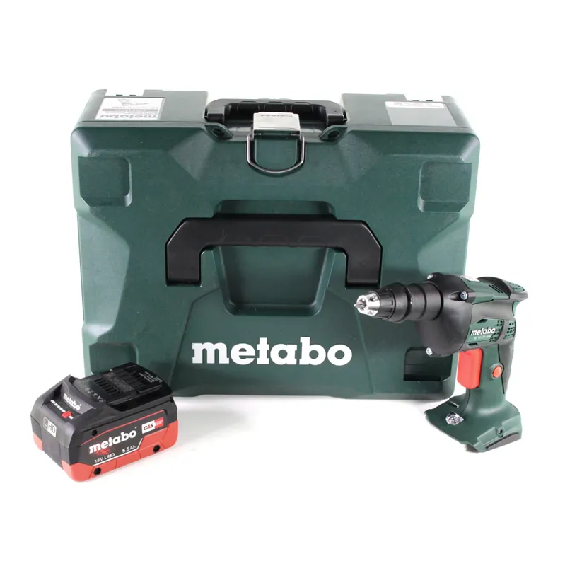 Markenware Metabo SE 18 LTX 4000 Akku Trockenbauschrauber 18 V 7 Nm 1/4" + 1x LiHD Akku 5,5 Ah + MetaLoc - ohne Ladegerät