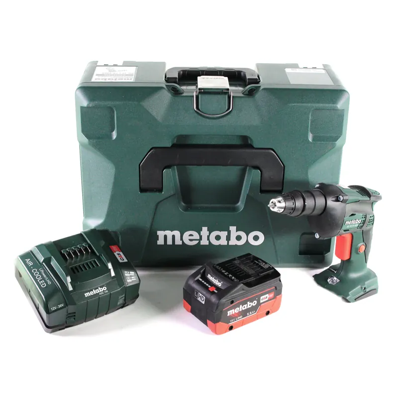 Metabo SE 18 LTX 4000 Akku Trockenbauschrauber 18 V 7 Nm 1/4" + 1x LiHD Akku 5,5 Ah + Ladegerät + MetaLoc Günstig