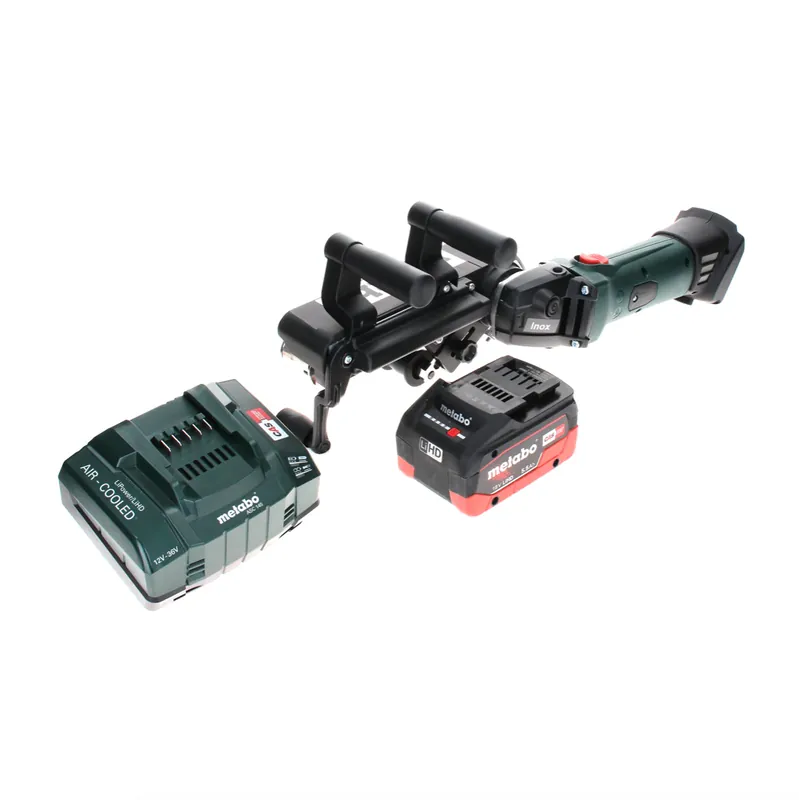 Metabo RB 18 LTX 60 Akku Rohrbandschleifer 18 V 60 mm + 1x LiHD Akku 5,5 Ah + Ladegerät Online Kaufen