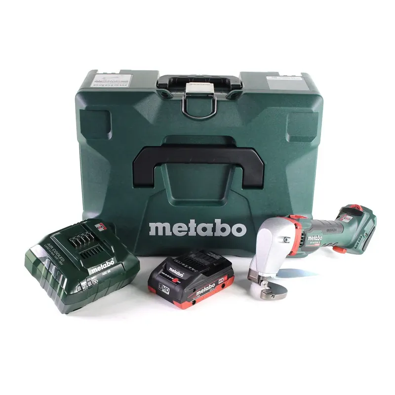 Top-Angebot Metabo SCV 18 LTX BL 1.6 Akku Blechschere 18 V Brushless + 1x LiHD Akku 4,0 Ah + Ladegerät + MetaLoc