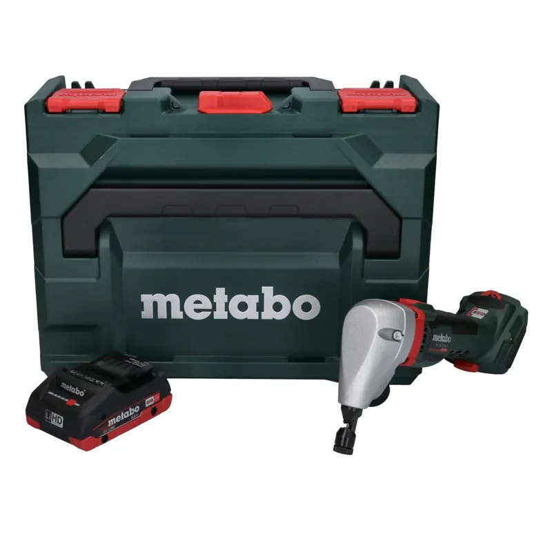 Metabo NIV 18 LTX BL 1.6 Akku Nibbler Knabber 18 V Brushless + 1x LiHD Akku 4,0 Ah + metaBOX - ohne Ladegerät Schnäppchen