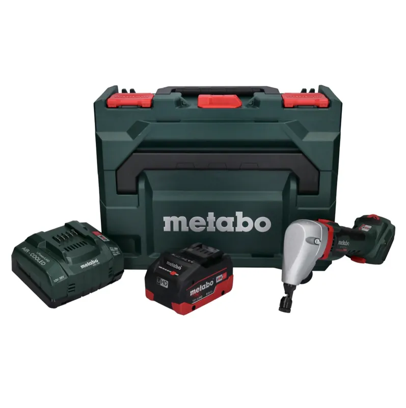 Garantierte Lieferung Metabo NIV 18 LTX BL 1.6 Akku Nibbler 18 V Brushless Knabber + 1x LiHD Akku 8,0 Ah + Ladegerät + metaBOX