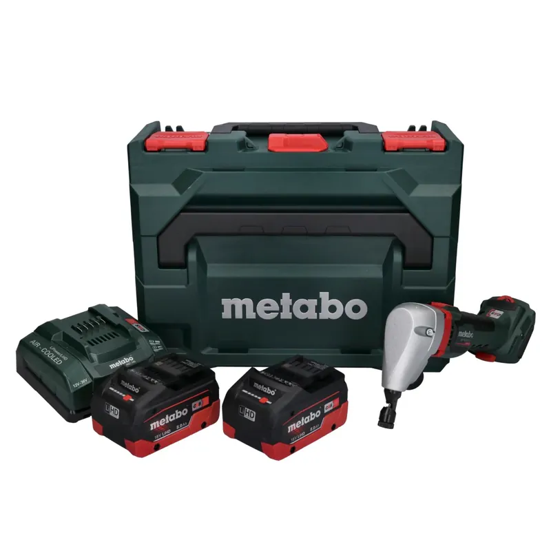 Metabo NIV 18 LTX BL 1.6 Akku Nibbler 18 V Brushless Knabber + 2x LiHD Akku 8,0 Ah + Ladegerät + metaBOX Neu Im Sortiment