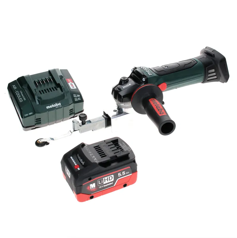 Metabo BF 18 LTX 90 Akku Bandfeile 18 V 90 mm + 1x LiHD Akku 5,0 Ah + Ladegerät Preisknaller