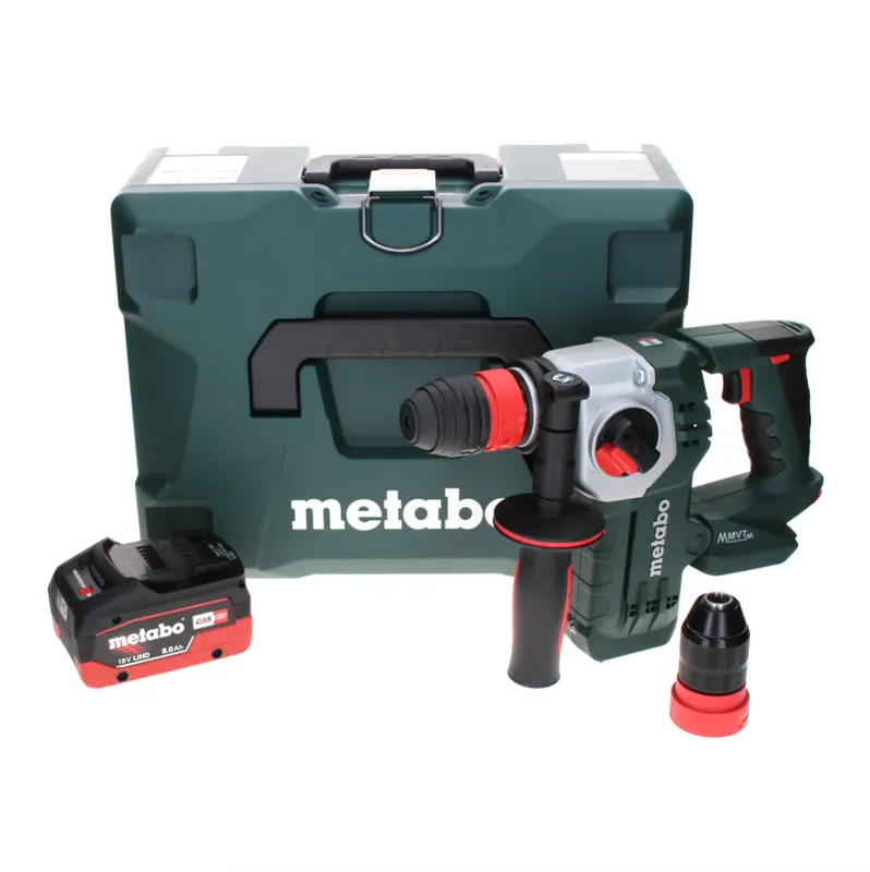 Schneller Versand Metabo KHA 18 LTX BL 24 Quick Akku Kombihammer 18 V 2,2 J SDS-plus Brushless + 1x LiHD Akku 8,0 Ah + MetaLoc - ohne Ladegerät