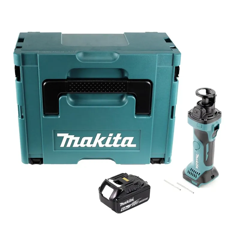Neue Ware Makita DCO 180 G1J Akku Rotationsschneider 18 V 30.000 U/min + 1x Akku 6,0 Ah + Makpac - ohne Ladegerät