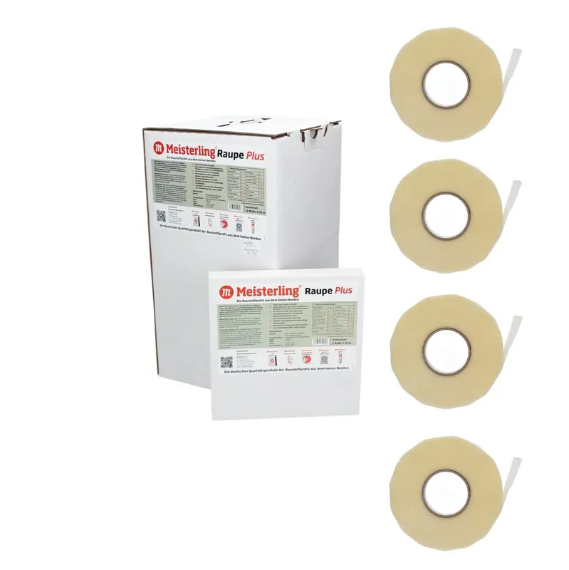 Angebot Meisterling Raupe PLUS 1,5 mm x 10 mm x 16 m 4 Stk. ( 4x 006050000050 ) beidseitig klebender Klebedichtfilm