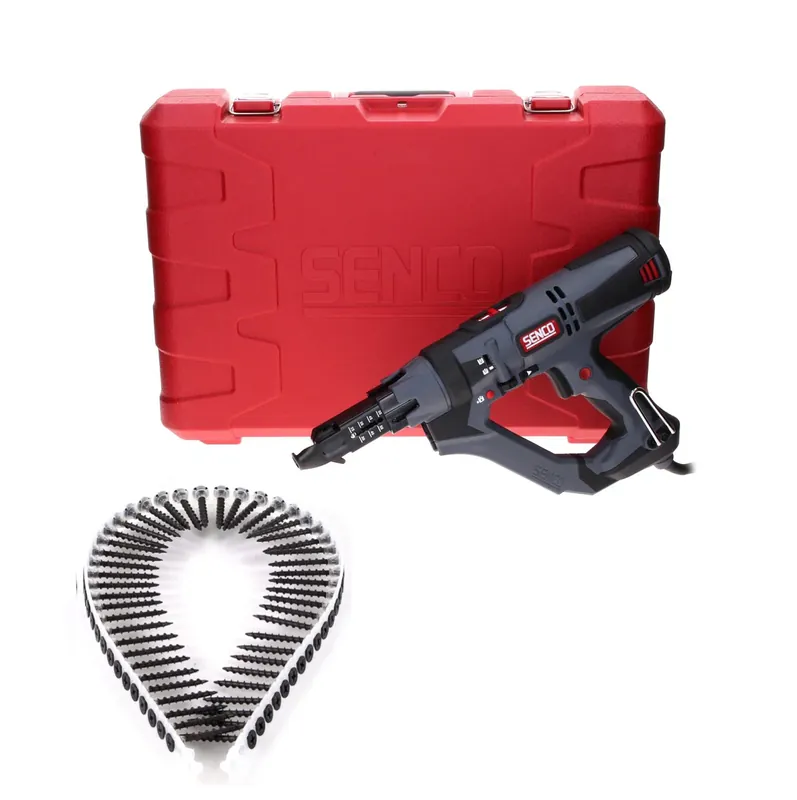 Beliebt Senco DS5525-AC DuraSpin Magazinschrauber 600 W 25 - 55 mm 11 Nm + Koffer + 2000x Magazinschrauben 3,9 x 35 PH2 Grobgewinde