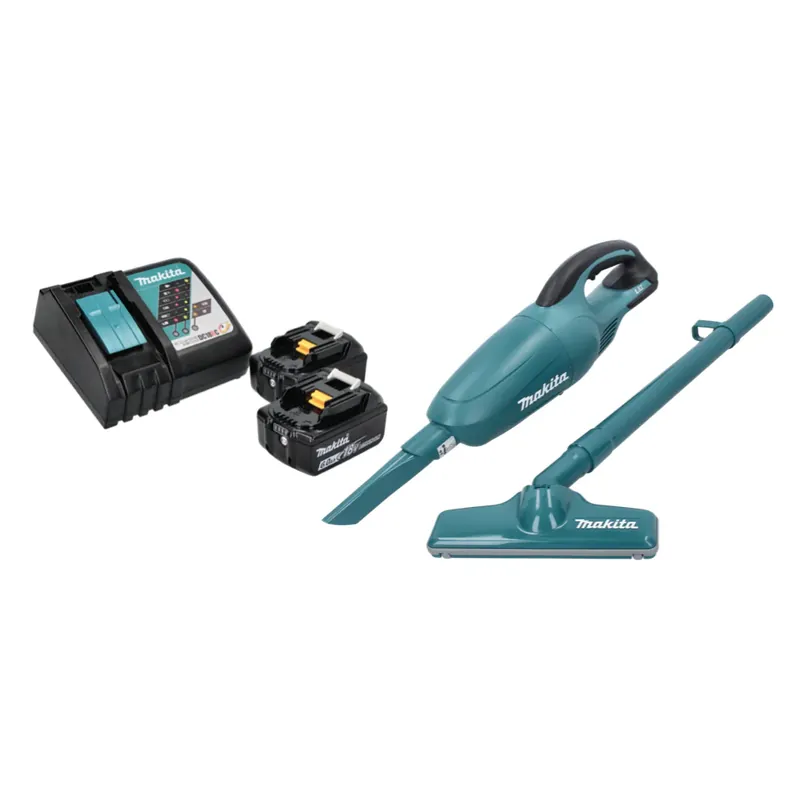 Makita DCL 180 RG Akku Staubsauger 18 V Grün + 2x Akku 6,0 Ah + Ladegerät Sale