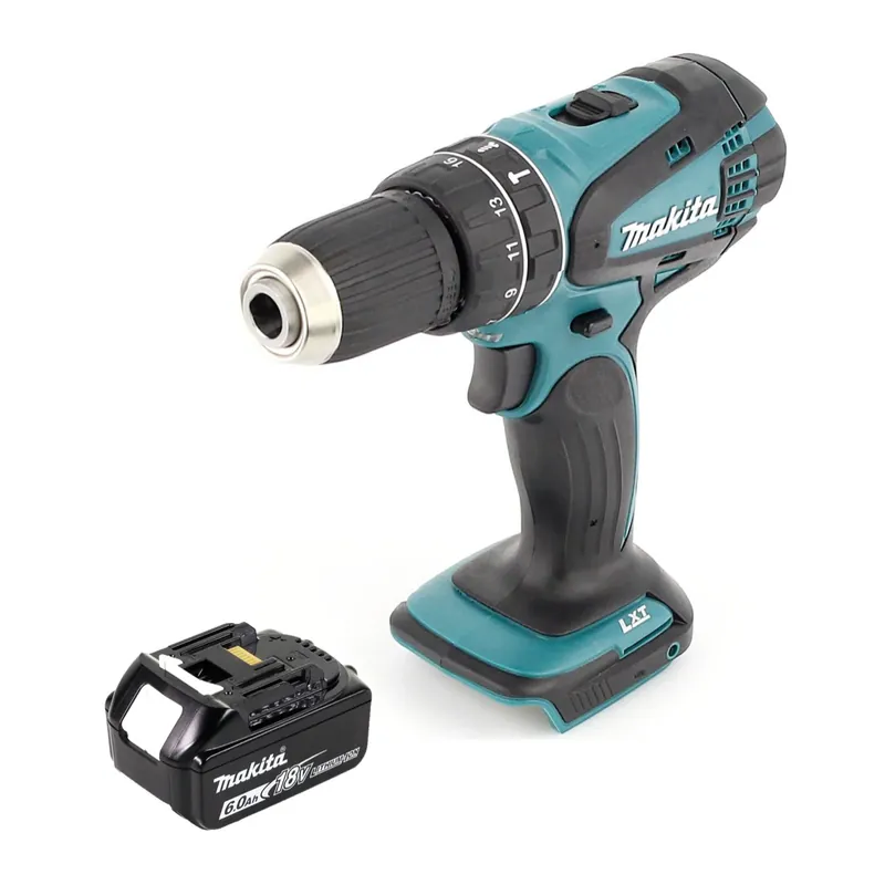 Abverkauf Makita DHP 456 G1 Akku Schlagbohrschrauber 18 V 50 Nm + 1x Akku 6,0 Ah - ohne Ladegerät