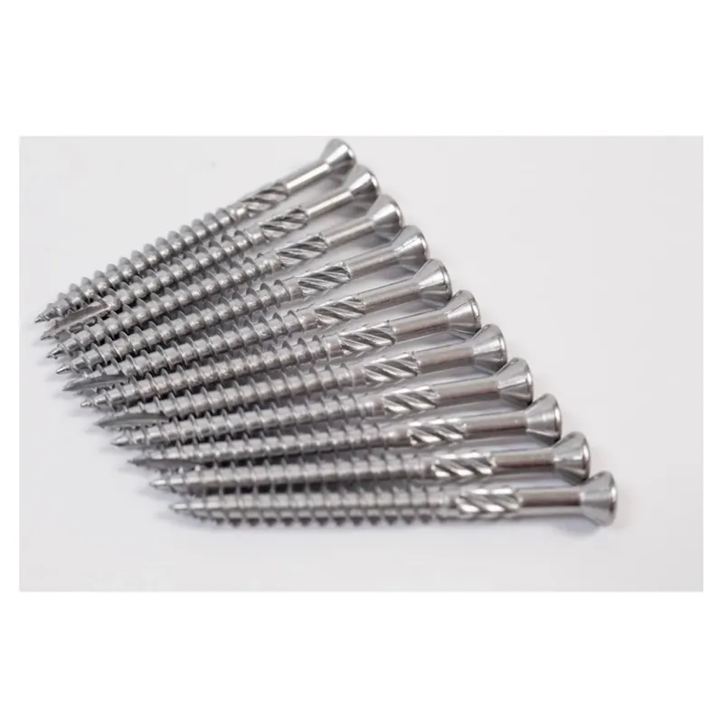 Echt Meisterling Terrassenschrauben 5x60 mm 1200 Stück ( 6x 010010000211 ) CUT Spitze 90° Linsen Senkkopf mit Torx 2/3 Grobgewinde V2A Edelstahl