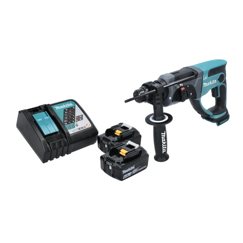 Preisreduziert Makita DHR 202 RG Akku Kombihammer 18 V 2,0 J SDS Plus + 2x Akku 6,0 Ah + Ladegerät