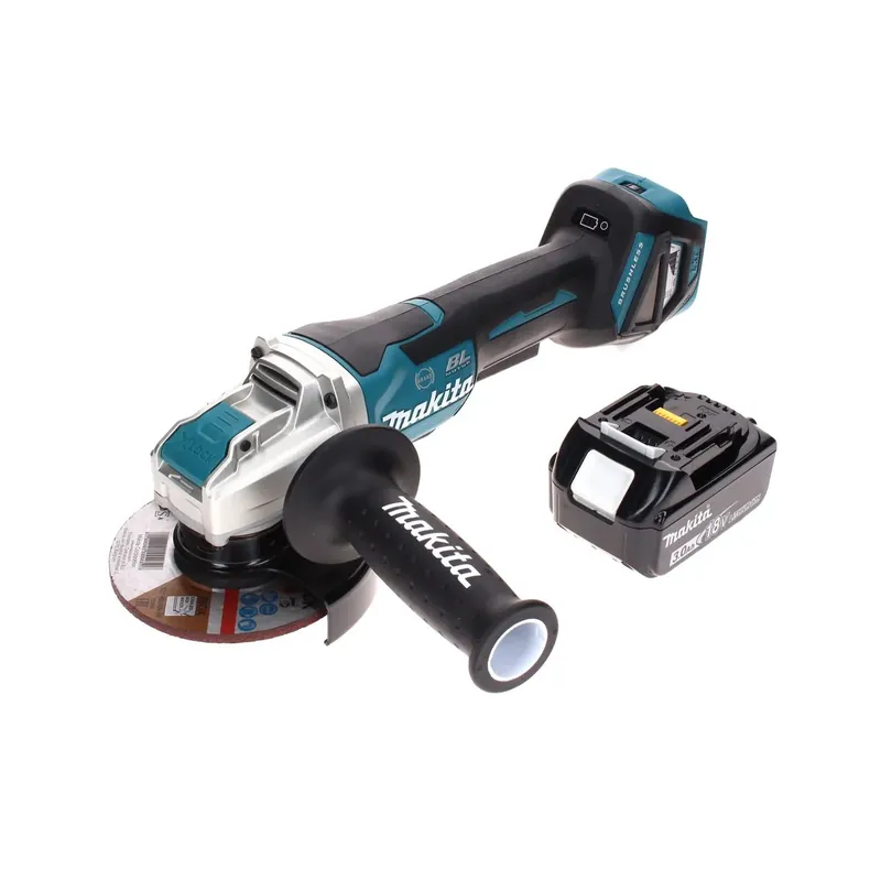 Knallerangebot Makita DGA 519 F1 Akku Winkelschleifer 18 V 125 mm Brushless X-Lock + 1x Akku 3,0 Ah - ohne Ladegerät