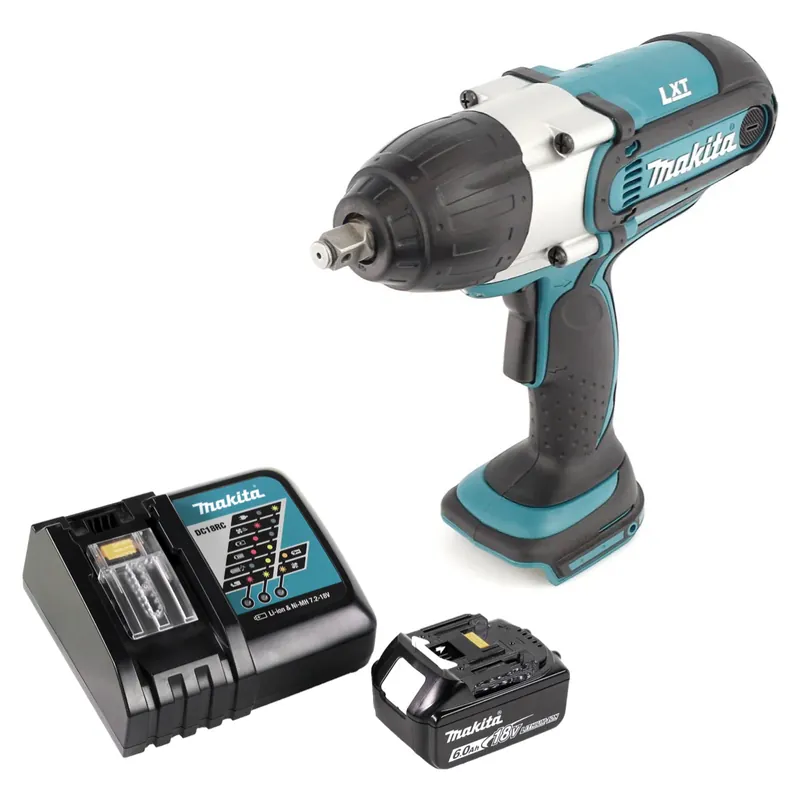 Makita DTW 450 RG1 Akku Schlagschrauber 18 V 440 Nm 1/2“ + 1x Akku 6,0 Ah + Ladegerät Neue Kollektion