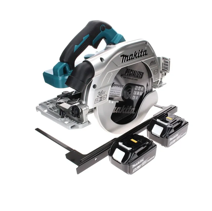 Knallerangebot Makita DHS 900 T2 Akku Handkreissäge 36 V ( 2x 18 V ) 235 mm Brushless + 2x Akku 5,0 Ah - ohne Ladegerät