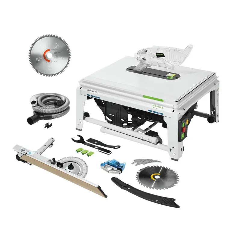 Expressversand Festool TKS 80 EBS Tischkreissäge 2200 Watt 254 mm ( 575781 ) + Spezial Kreissägeblatt TF80 L ( 575977 )