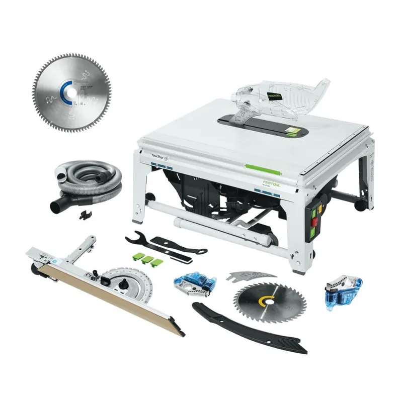 Festool TKS 80 EBS Tischkreissäge 2200 Watt 254 mm ( 575781 ) + Spezial Kreissägeblatt TF80 A ( 575978 ) + 1x KT-TKS 80 Patrone ( 575851 ) Echt