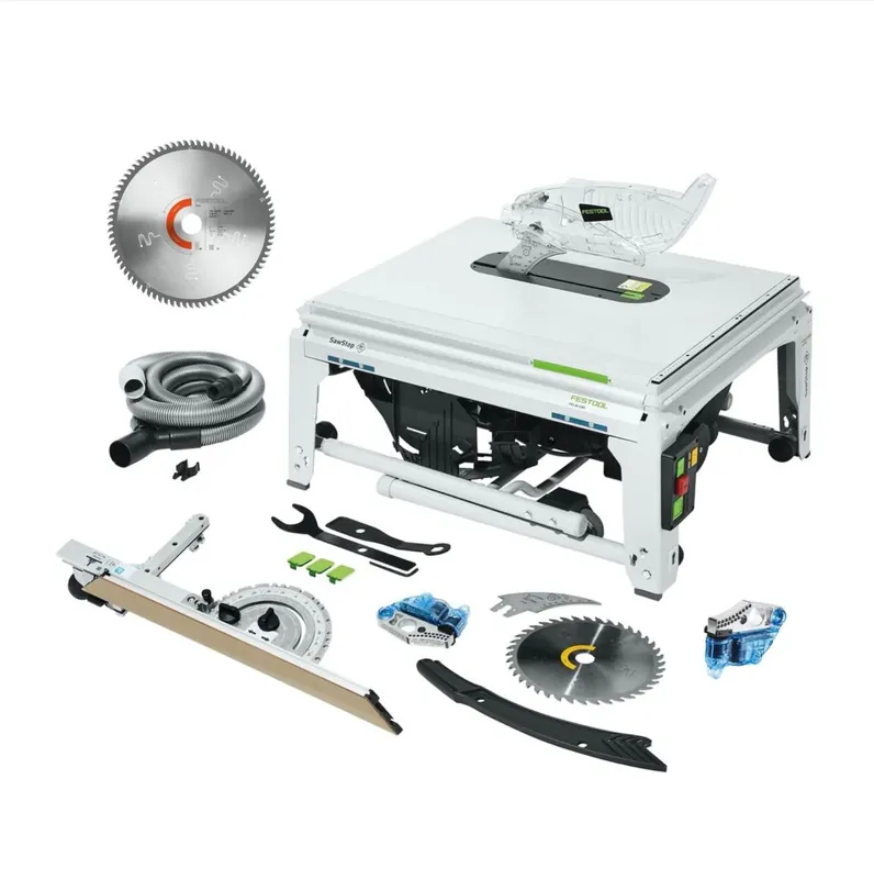 Top-Preis Festool TKS 80 EBS Tischkreissäge 2200 Watt 254 mm ( 575781 ) + Spezial Kreissägeblatt TF80 L ( 575977 ) + 1x KT-TKS 80 Patrone ( 575851 )