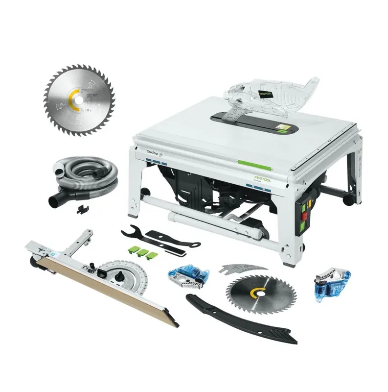 Begrenztes Angebot Festool TKS 80 EBS Tischkreissäge 2200 Watt 254 mm ( 575781 ) + Universal Kreissägeblatt W40 ( 575975 ) + 1x KT-TKS 80 Patrone ( 575851 )