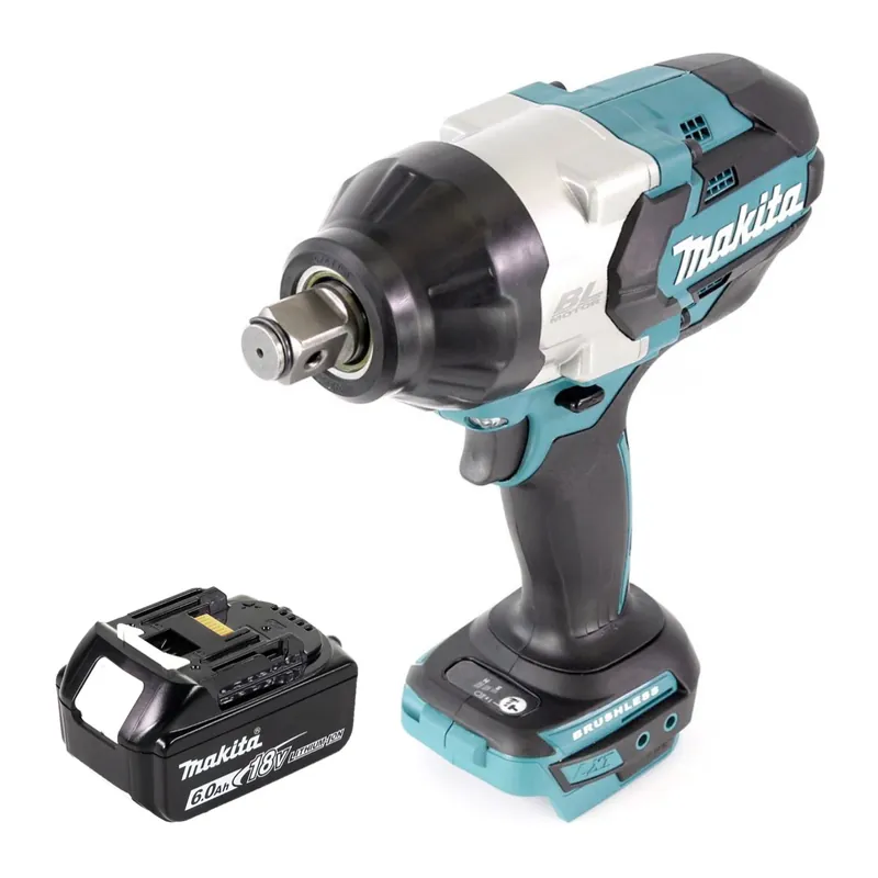 Bestseller Makita DTW 1001 G1 Akku Schlagschrauber 18V 3/4“ 1050Nm Brushless + 1x Akku 6,0 Ah - ohne Ladegerät