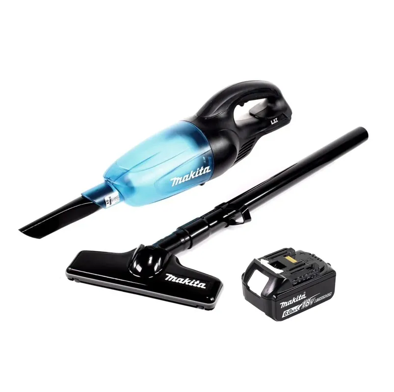Makita DCL 180 G1 B Akku Staubsauger 18 V Schwarz + 1x Akku 6,0 Ah - ohne Ladegerät Top-Seller