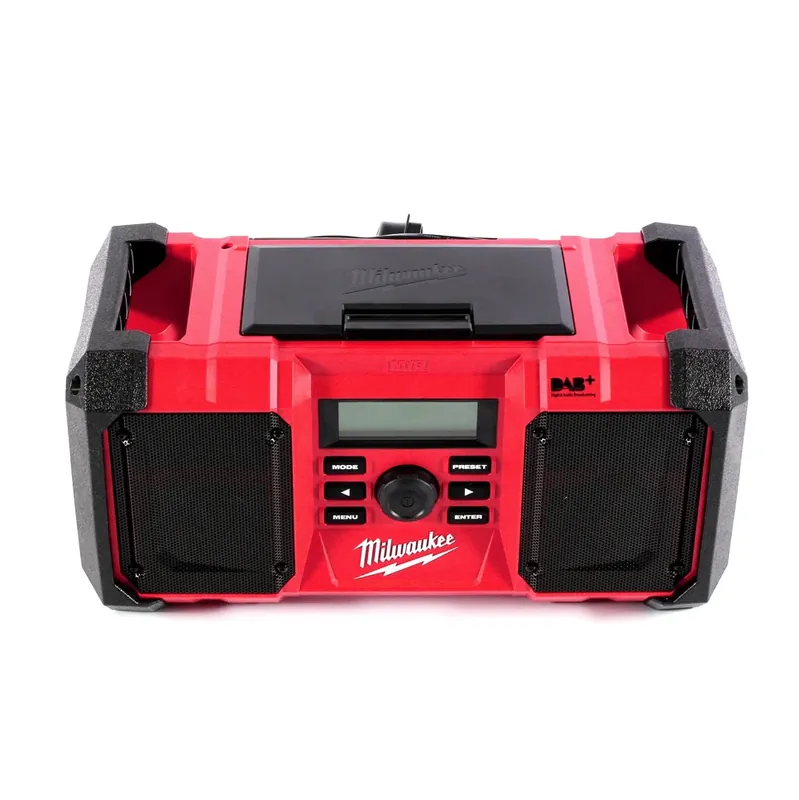 Sonderaktion Milwaukee M18 JSR DAB+-0 Akku / Netz Radio Baustellenradio 18 V ( 4933451251 ) Solo - ohne Akku, ohne Ladegerät