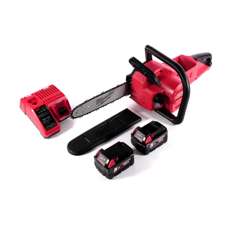 Milwaukee M18 FCHSC-502C Akku Kettensäge 18 V 30 cm Brushless + 2x Akku 5,0 Ah + Ladegerät Expressversand