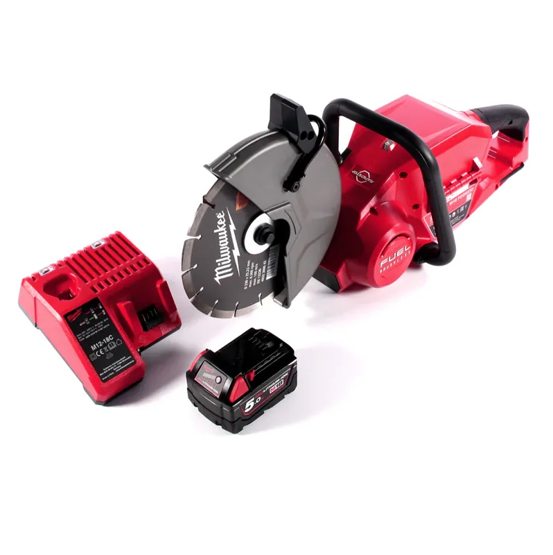 Milwaukee M18 FCOS230-501C Akku Trennschleifer 18 V 230 mm Brushless + 1x Akku 5,0 Ah + Ladegerät Echt