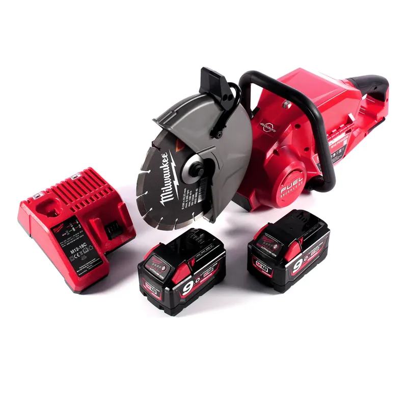 Bestseller Milwaukee M18 FCOS230-902C Akku Trennschleifer 18 V 230 mm Brushless + 2x Akku 9,0 Ah + Ladegerät