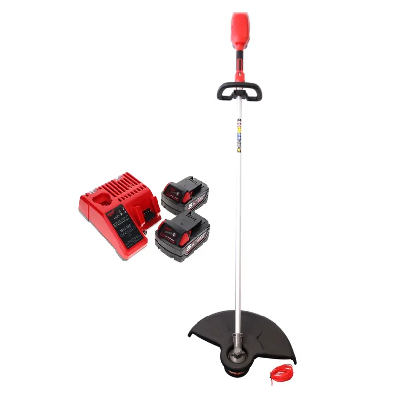 Milwaukee M18 CLT-502C Akku Rasentrimmer 18 V Brushless + 2x Akku 5,0 Ah + Ladegerät Preisreduziert