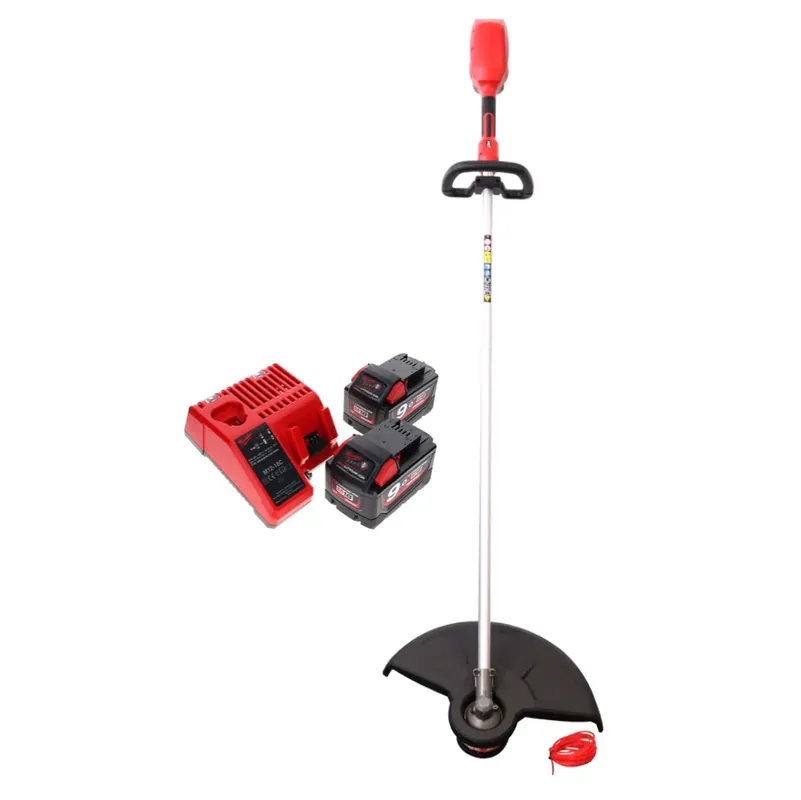 Neue Kollektion Milwaukee M18 CLT-902C Akku Rasentrimmer 18 V Brushless + 2x Akku 9,0 Ah + Ladegerät