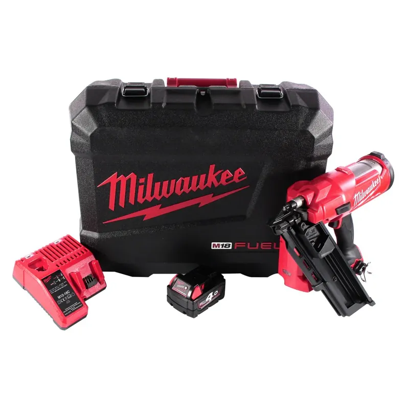 Milwaukee M18 FFN-401C Akku Nagler 18 V 50 - 90 mm Brushless + 1x Akku 4,0 Ah + Ladegerät + Koffer Aktuell