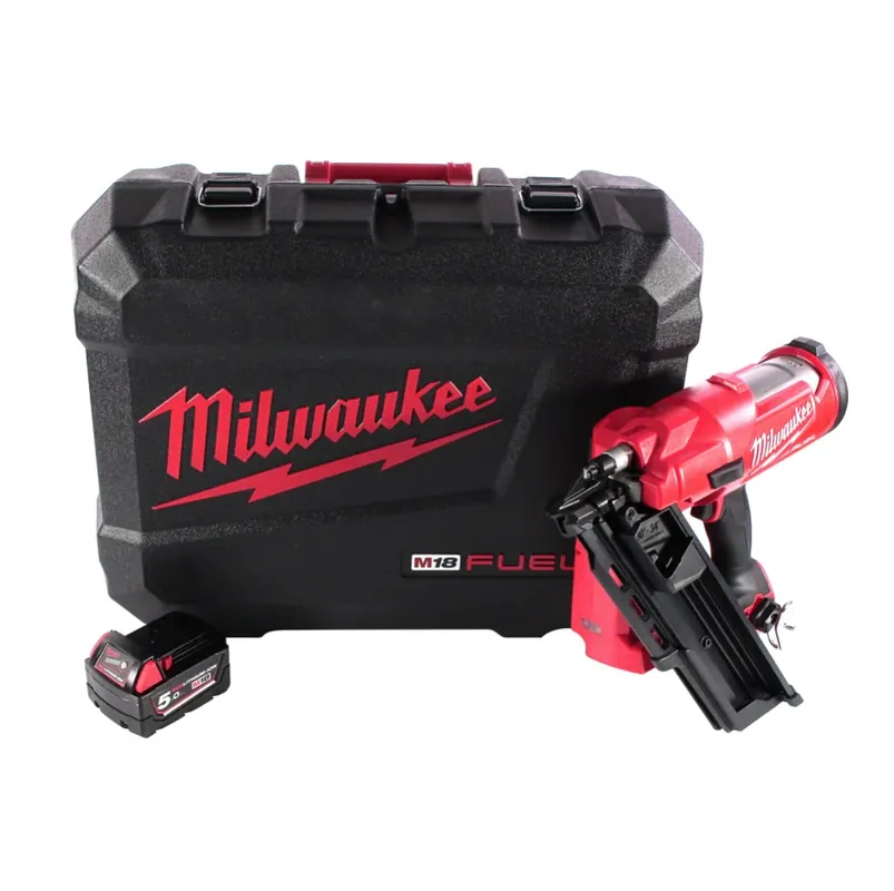 Milwaukee M18 FFN-501C Akku Nagler 18 V 50 - 90 mm Brushless + 1x Akku 5,0 Ah + Koffer - ohne Ladegerät Heißes Angebot
