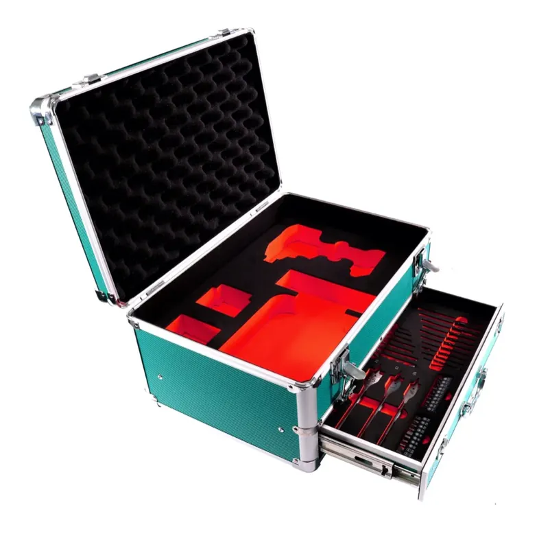 Neue Kollektion Toolbrothers TX Alu Werkzeug Koffer für Makita Schlagschrauber DTD 152 + 70 tlg. Bit Bohrer Set + Einlage für Schrauber und Zubehör